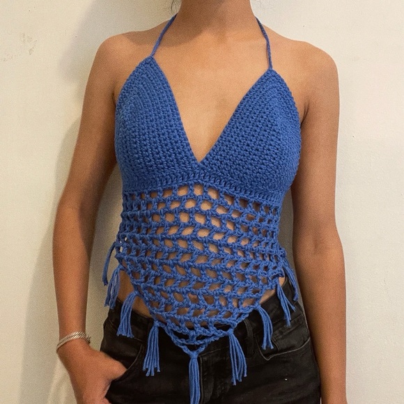 Handmade crochet top - Picture 2 of 4